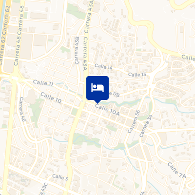 location of hotel on a map