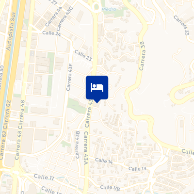 location of hotel on a map