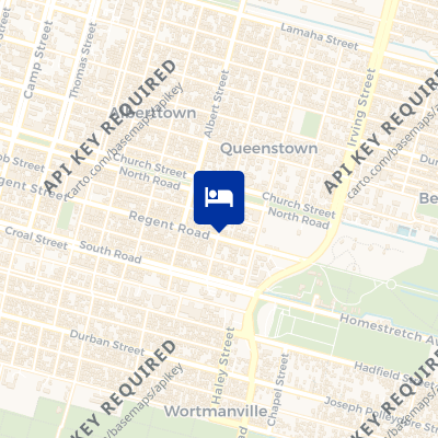 location of hotel on a map