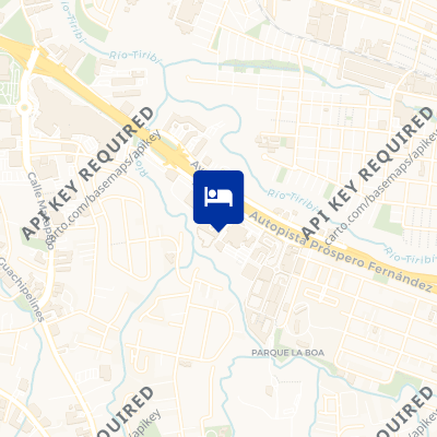 location of hotel on a map