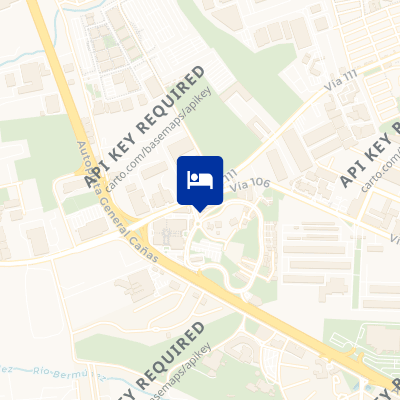location of hotel on a map
